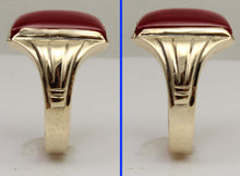 Load image into Gallery viewer, ORNATE Antique 1920's Art Deco LARGE Ruby 10k Solid Yellow Gold Men's Ring&nbsp;
