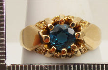 Load image into Gallery viewer, Antique c1900 SIGNED Dattelbaum &amp; Friedman Victorian 1ct Natural Topaz 10k Solid Gold Men&#39;s Ring