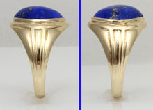 Load image into Gallery viewer, Antique 1920&#39;s Art Deco Natural Lapis Lazuli 10k Solid Yellow Gold Men&#39;s Ring