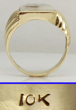 Load image into Gallery viewer, Vintage 1940&#39;s RARE Natural Dendritic Agate 10k Solid Yellow Gold Men&#39;s Ring