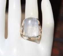 Load image into Gallery viewer, HEAVY Antique SIGNED Ostby &amp; Barton Icelandic Spar Viking Sunstone Silver 10k Gold Men's Viking Ring