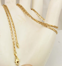 Load image into Gallery viewer, Estate Italian 18k Solid Yellow Gold Mariner Link Chain Necklace 19.5" 8.7 Grams