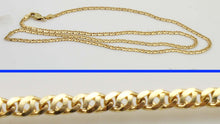 Load image into Gallery viewer, Estate Italian 18k Solid Yellow Gold Mariner Link Chain Necklace 19.5" 8.7 Grams