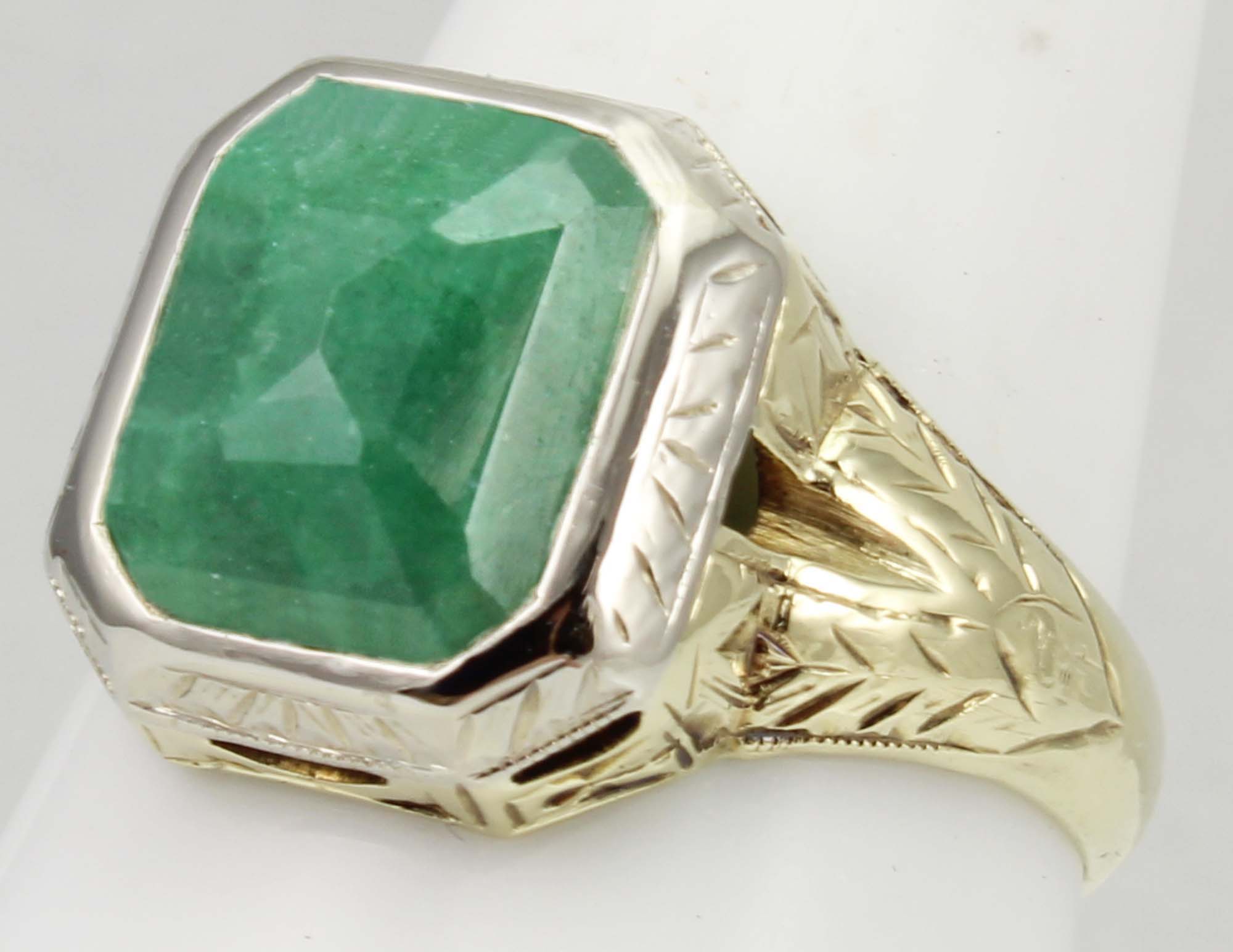 Antique 1920's SIGNED LaFrance Jewelry of NY Art Deco 5ct Natural